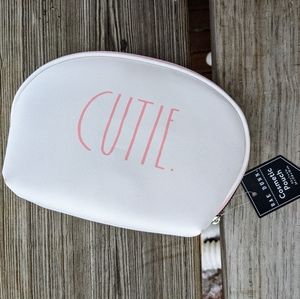 RAE DUNN "Cutie" Cosmetic Pouch NWT